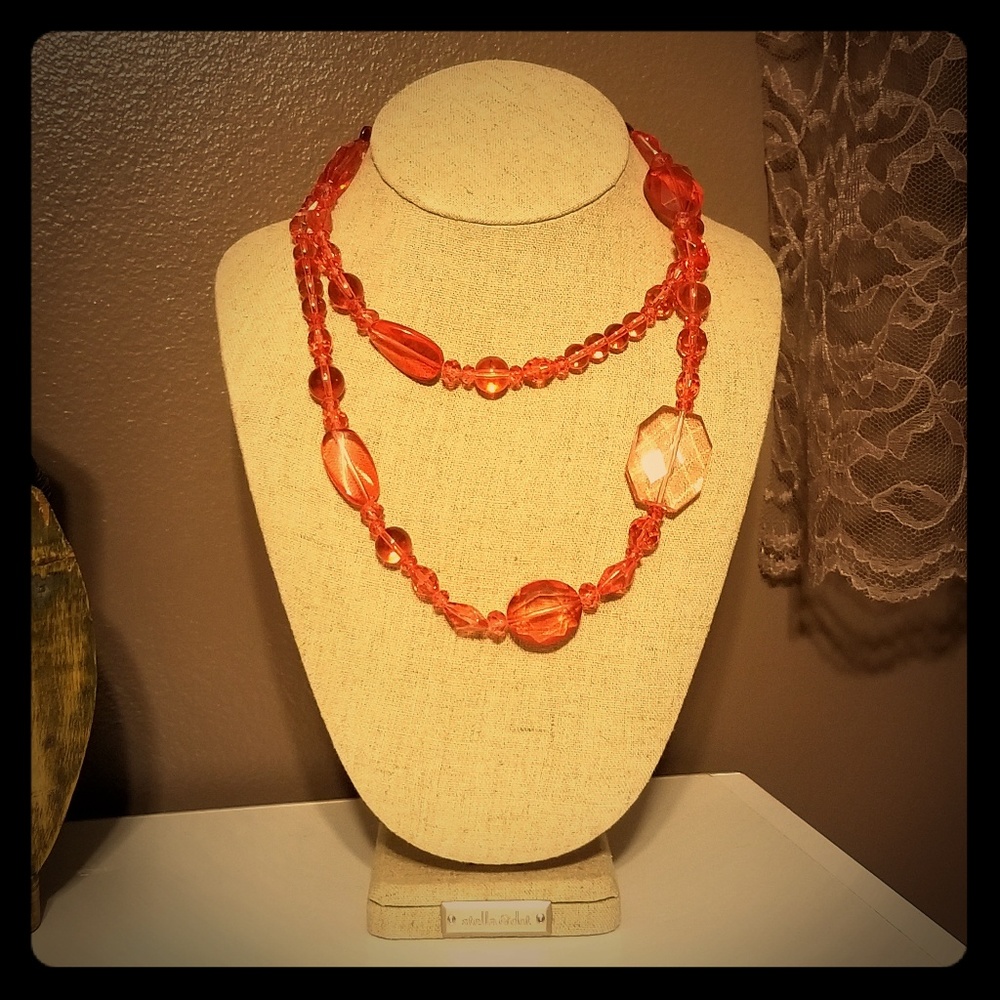 Charming Charlie's Beaded Necklace and Earring set